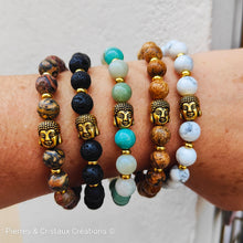 Cargar imagen en el visor de la galería, Bracelet Bouddha Doré