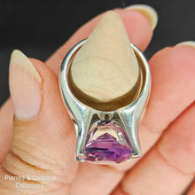 Load image into Gallery viewer, Bague Améthyste en argent