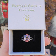 Charger l'image dans la galerie, Tourmaline rose sur bague en argent