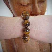 Cargar imagen en el visor de la galería, Bracelet en Œil de tigre