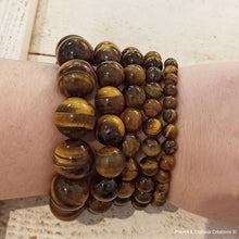 Cargar imagen en el visor de la galería, Bracelet en Œil de tigre