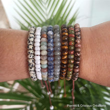 Cargar imagen en el visor de la galería, Bracelet réglable perles plates