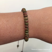 Cargar imagen en el visor de la galería, Bracelet réglable perles plates