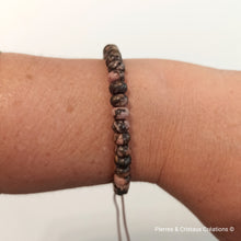 Cargar imagen en el visor de la galería, Bracelet réglable perles plates
