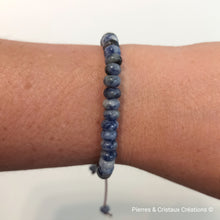 Cargar imagen en el visor de la galería, Bracelet réglable perles plates