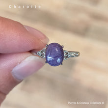 Load image into Gallery viewer, Bague Charoïte