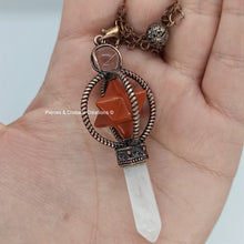 Load image into Gallery viewer, Pendule Merkaba cuivrés ou argentés