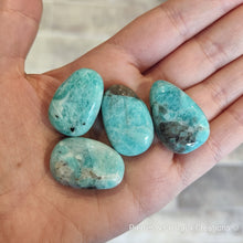 Charger l&#39;image dans la galerie, Pendentif Amazonite (pierre roulée percée)

