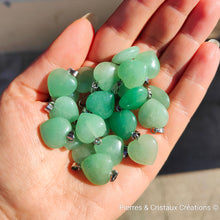 Charger l&#39;image dans la galerie, Pendentif Cœur Aventurine verte
