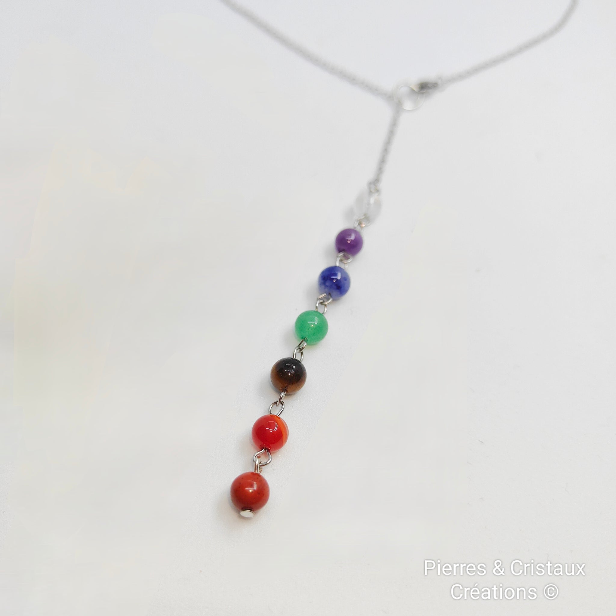 7 chakras pendentif pierres précieuses cristal de guérison 7 chakras pendentif pierres précieuses cristal de guérison