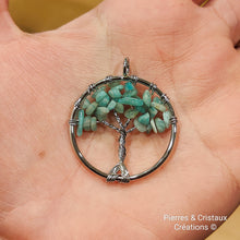 Charger l&#39;image dans la galerie, Pendentif Arbre de Vie (plusieurs pierres disponibles)
