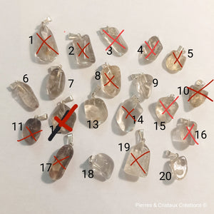 Pendentifs Citrine