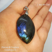 Load image into Gallery viewer, Pendentifs Labradorite
