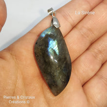 Load image into Gallery viewer, Pendentifs Labradorite
