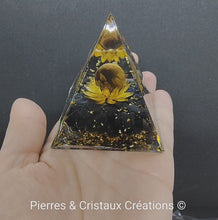 Cargar y reproducir el video en el visor de la galería, Orgonite Obsidienne et Œil de tigre 6cm

