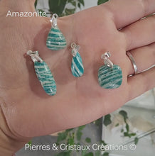 Load and play video in Gallery viewer, Pendentif Amazonite
