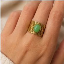 Load image into Gallery viewer, Bague dorée inoxydable au choix
