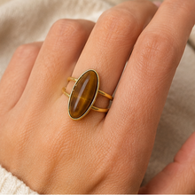 Load image into Gallery viewer, Bague dorée inoxydable au choix
