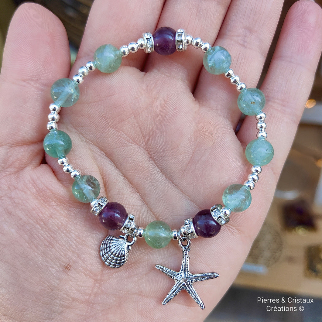 Bracelet Fluorite - Été Indien