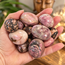Load image into Gallery viewer, Grosses pierres roulées en Rhodonite
