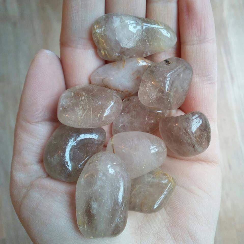 Pierre roulée Quartz rutile