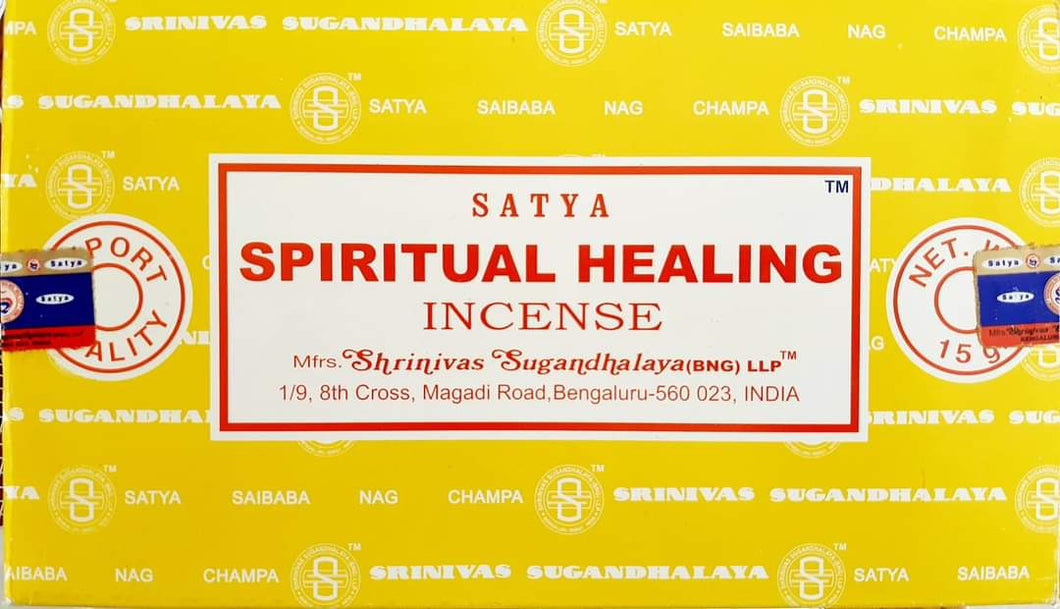 Boite de 12 encens Spiritual Healing (Santé Spirituelle)