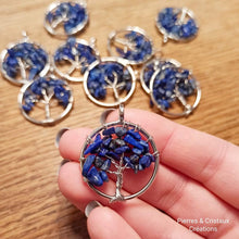 Charger l&#39;image dans la galerie, Pendentif Arbre de Vie (plusieurs pierres disponibles)
