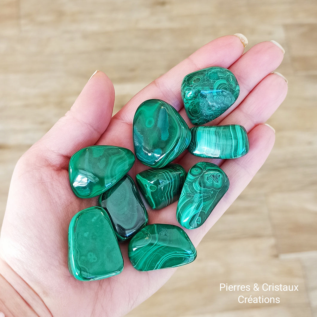 Pierres roulées Malachite