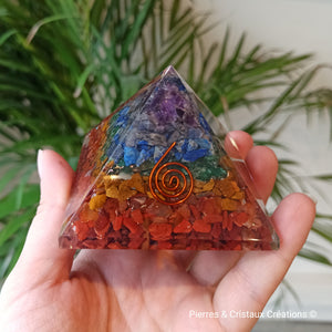 Orgonite 7 chakras 7cm