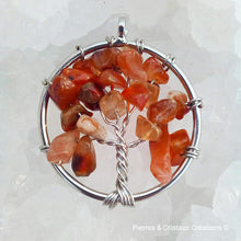 Charger l&#39;image dans la galerie, Pendentif Arbre de Vie (plusieurs pierres disponibles)
