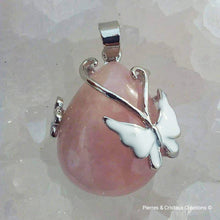 Charger l&#39;image dans la galerie, Pendentif Papillon (plusieurs pierres disponibles)
