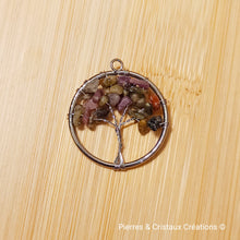 Charger l&#39;image dans la galerie, Pendentif Arbre de Vie (plusieurs pierres disponibles)
