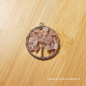 Pendentif Arbre de Vie (plusieurs pierres disponibles)