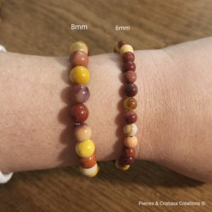 Bracelets en Mokaïte