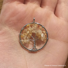 Charger l&#39;image dans la galerie, Pendentif Arbre de Vie (plusieurs pierres disponibles)
