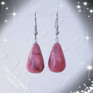 Boucles d'oreilles (plusieurs pierres disponibles)