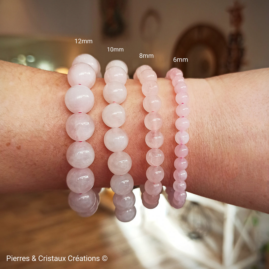 Bracelet en Quartz rose