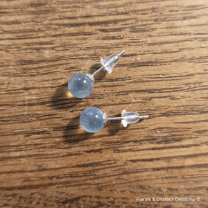 Boucles d'oreilles Aigue Marine