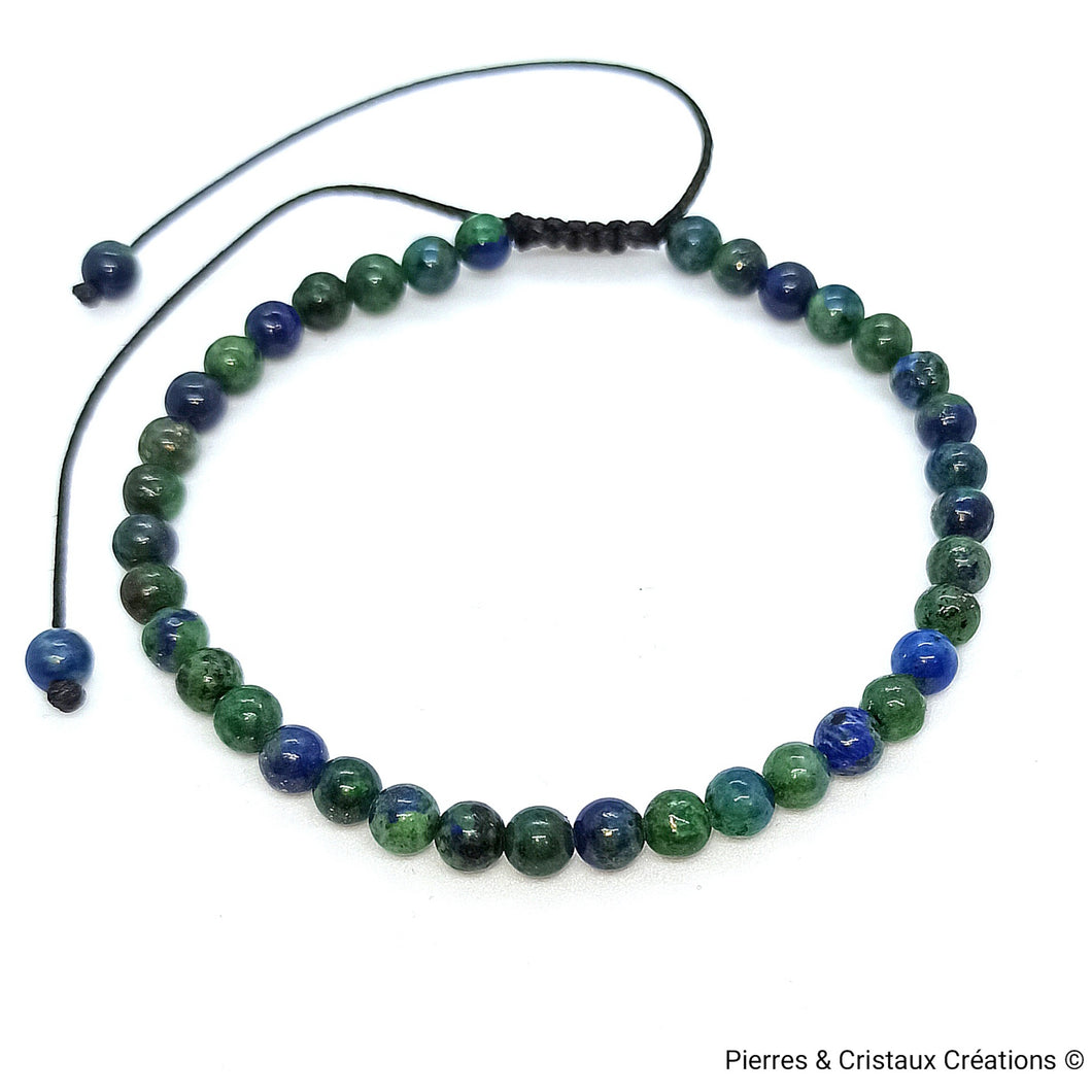 Bracelet réglable Azurite
