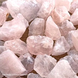 Pierres brutes Quartz rose