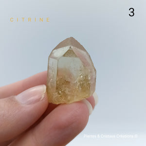 Pointes naturelles Citrine