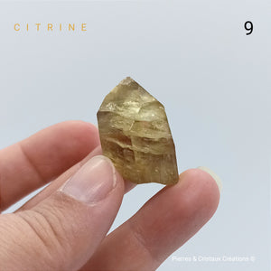 Pointes naturelles Citrine