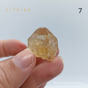 Pointes naturelles Citrine