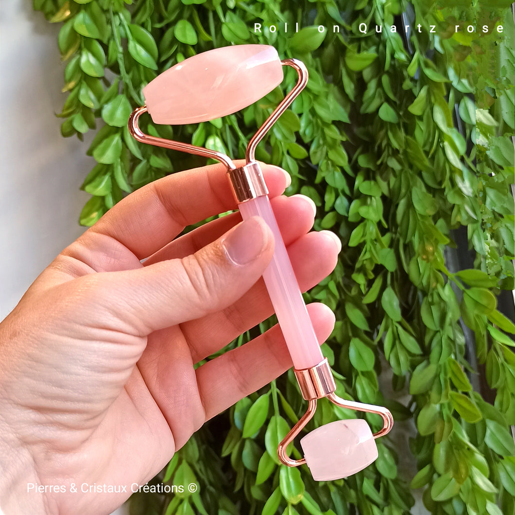 Roll on visage Quartz rose