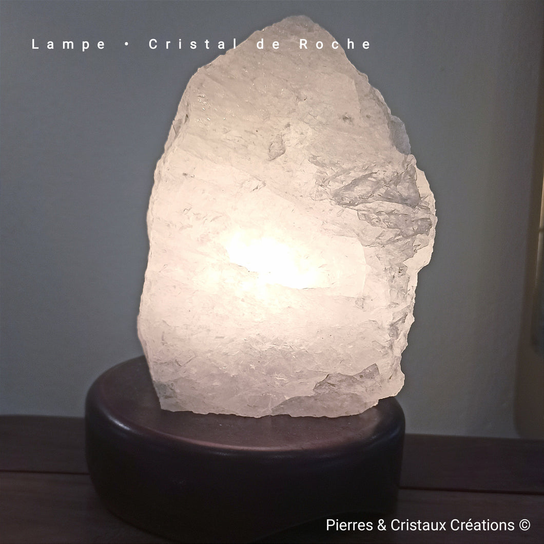 Lampe Cristal de Roche