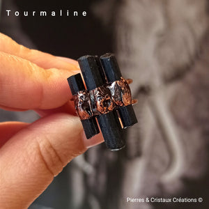 Bague réglable Tourmaline