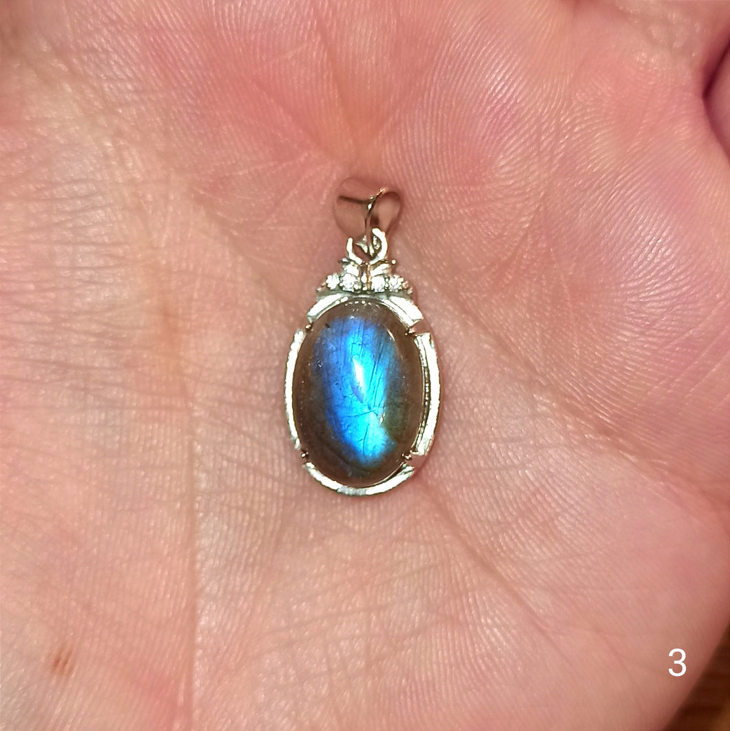 Pendentif en Labradorite