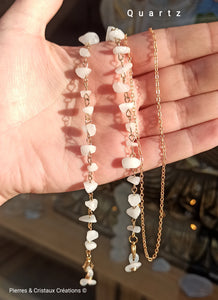 Chaînes à lunettes (plusieurs pierres disponibles)