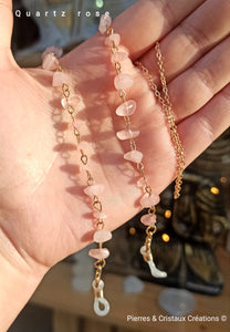 Chaînes à lunettes (plusieurs pierres disponibles)