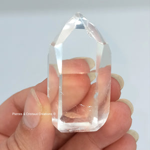 Pointe naturelle Cristal de Roche